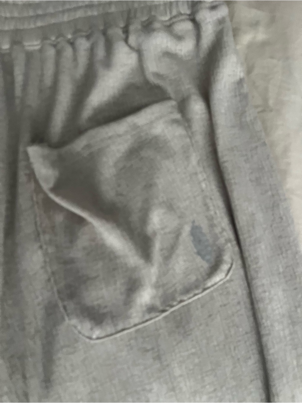 NWT FREE PEOPLE Light Gray Wide-Leg Lounge Pants - Picture 6 of 6